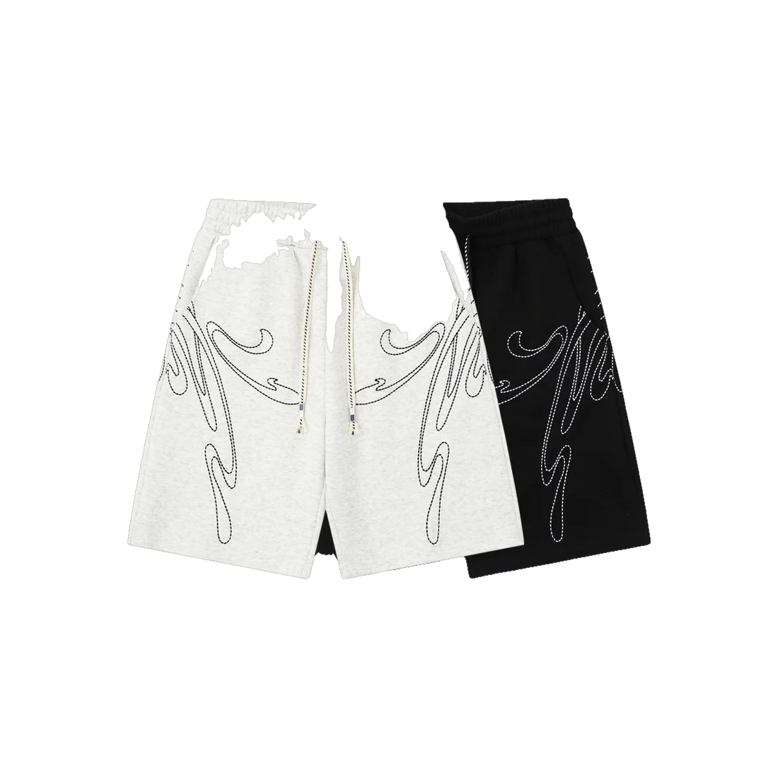 The Americana Embroidered Cropped Trousers