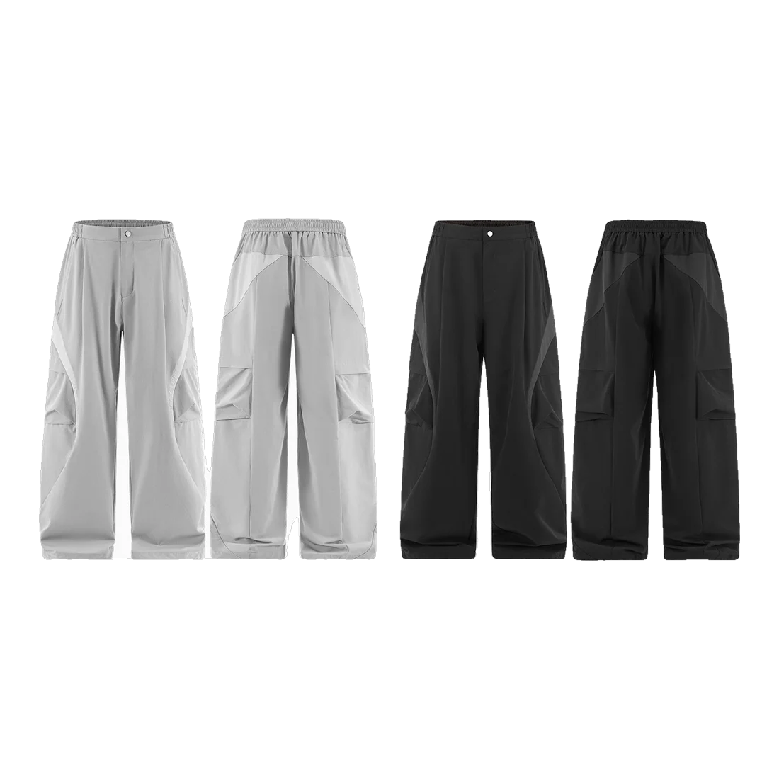 The Utility Panelled Wide Leg Trousers