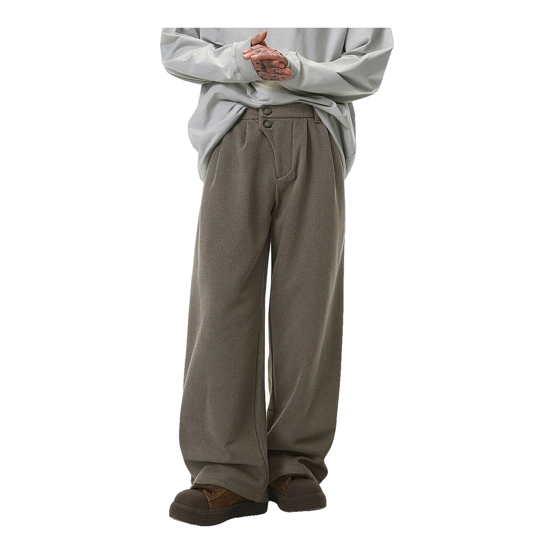 The Quiet Luxury Relaxed Wide Leg Trousers